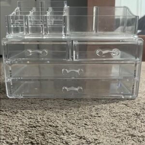 Clear Acrylic Makeup Organizer